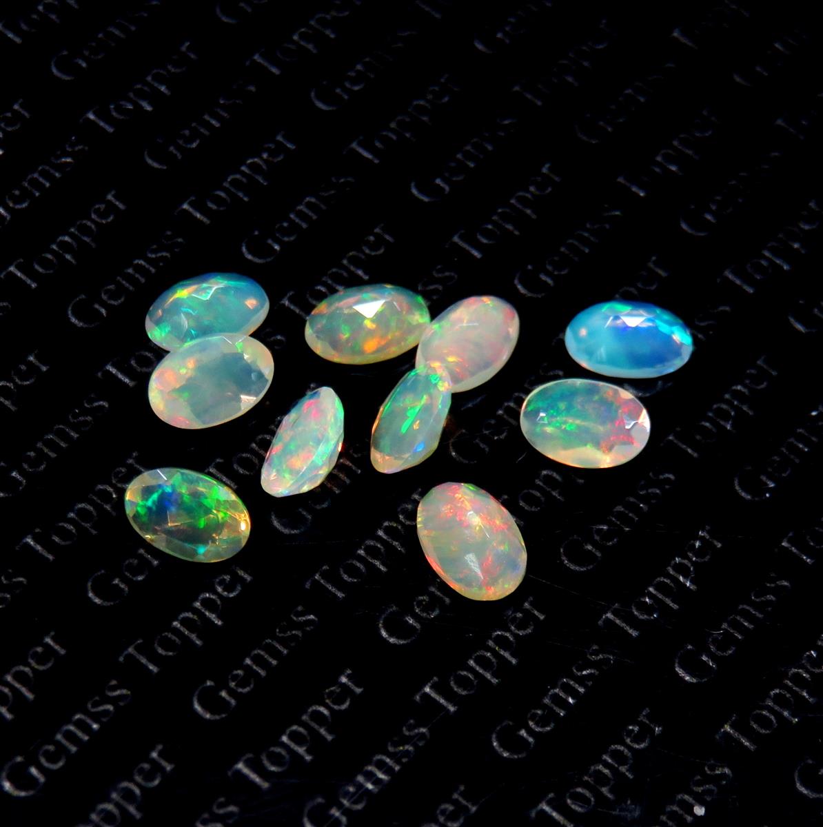 Ethiopian Opal 8x10 mm Oval Faceted